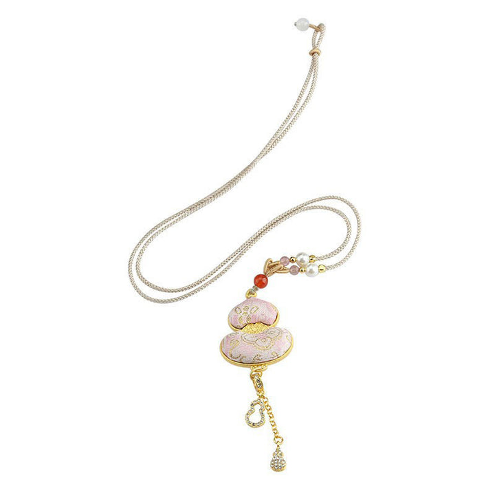 Buddha Stones Collar elegante de calabaza brocada Song - image 3