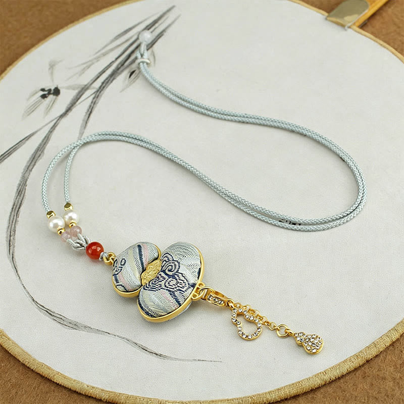 Buddha Stones Collar elegante de calabaza brocada Song - image 6