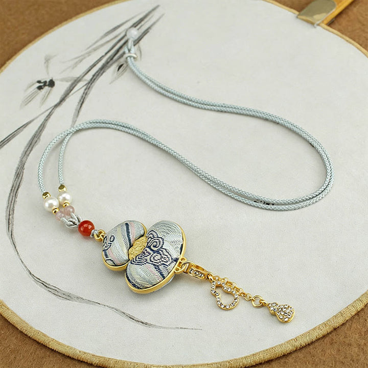 Buddha Stones Collar elegante de calabaza brocada Song - image 6