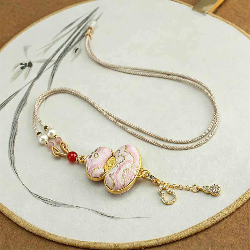 Buddha Stones Collar elegante de calabaza brocada Song - image 2