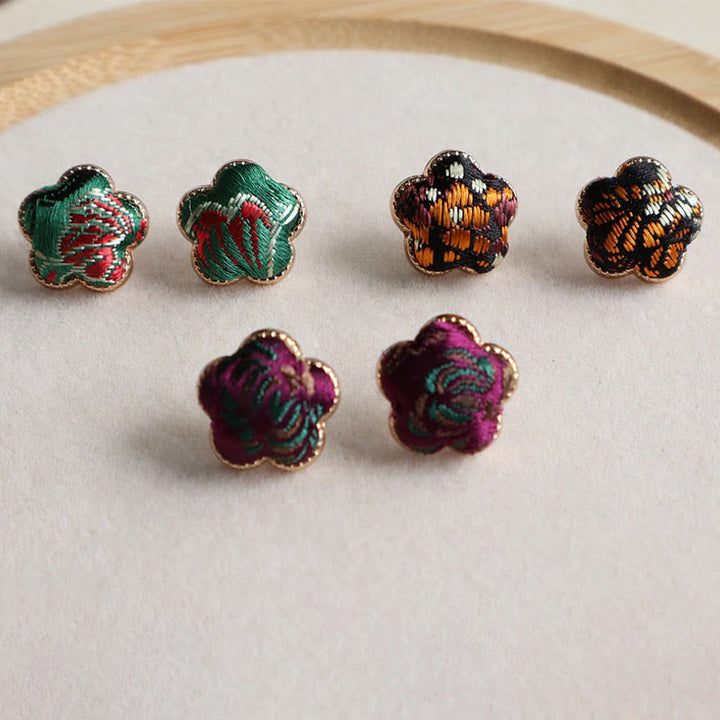 Buddha Stones Pendientes Song Brocade Flower Balance - image 5