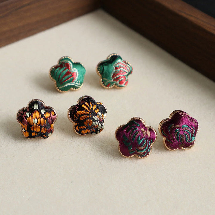 Buddha Stones Pendientes Song Brocade Flower Balance - image 6