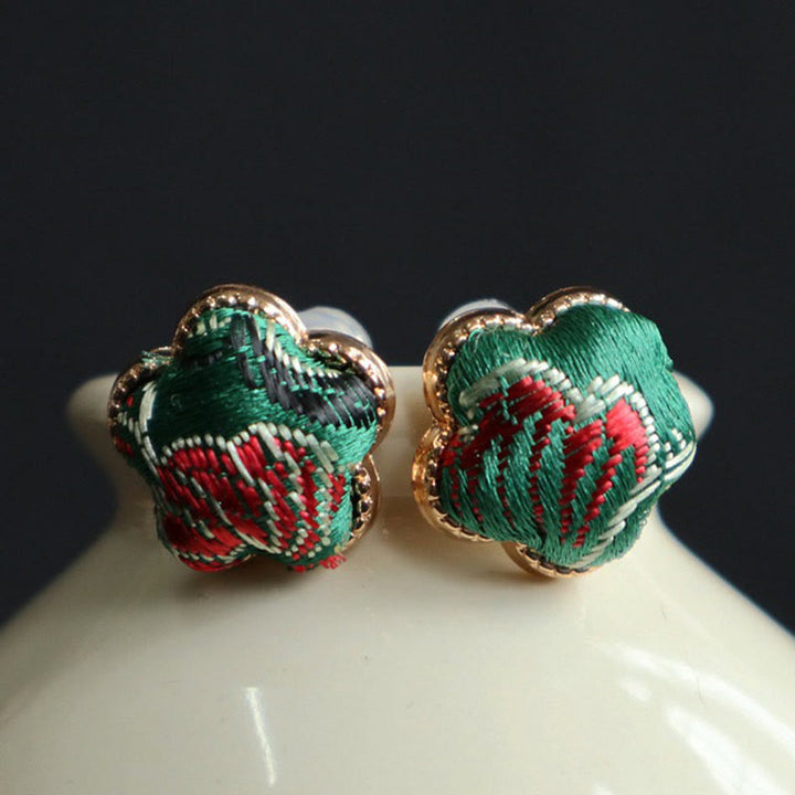 Buddha Stones Pendientes Song Brocade Flower Balance - image 1
