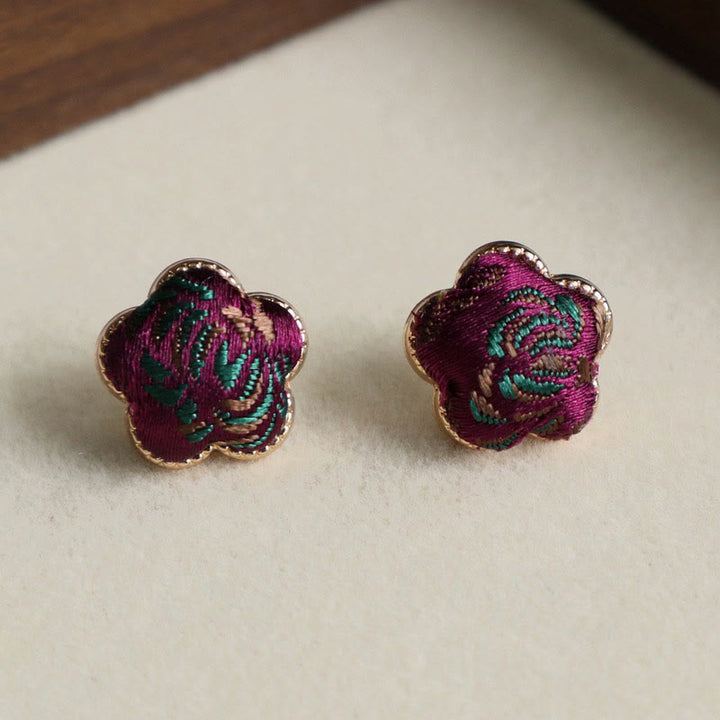 Buddha Stones Pendientes Song Brocade Flower Balance - image 3