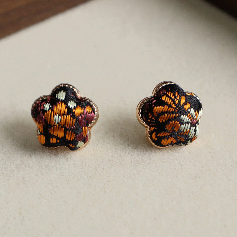 Buddha Stones Pendientes Song Brocade Flower Balance - image 2