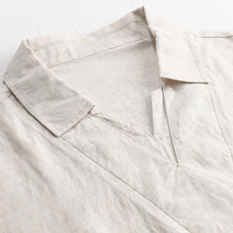 Buddha Stones Camisas de hombre lisas, informales y de estilo veraniego para hombre. - image 2