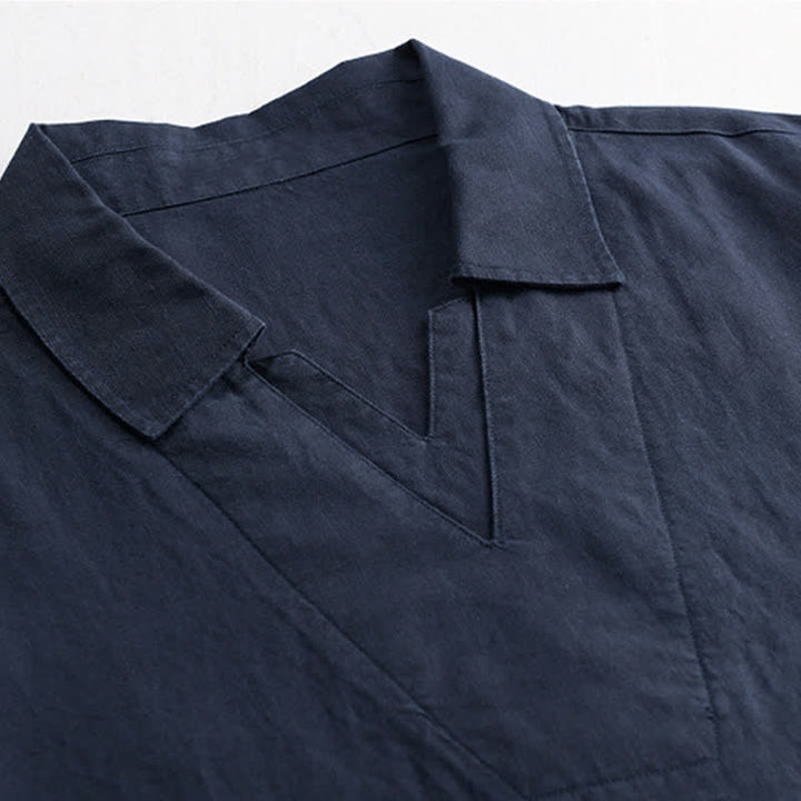 Buddha Stones Camisas de hombre lisas, informales y de estilo veraniego para hombre. - image 6