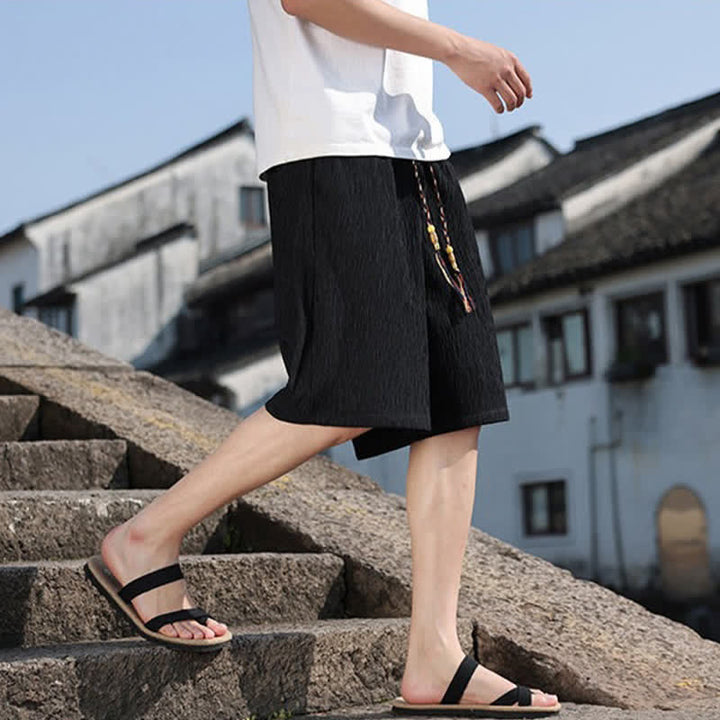 Bermudas informales de verano para hombre con cordón ajustable y bolsillos, con estampado de Buddha Stones . - image 15