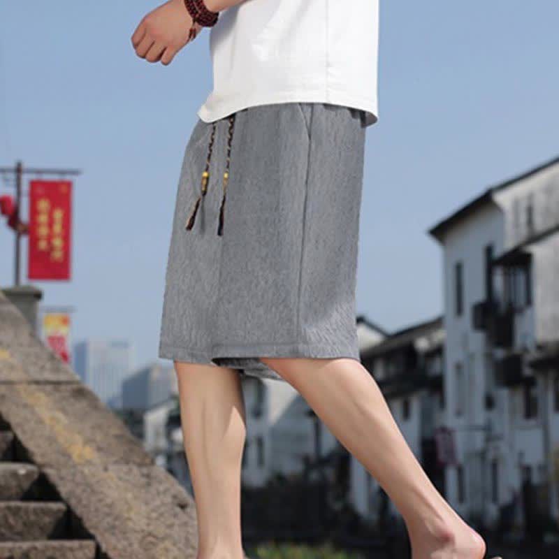 Bermudas informales de verano para hombre con cordón ajustable y bolsillos, con estampado de Buddha Stones . - image 20