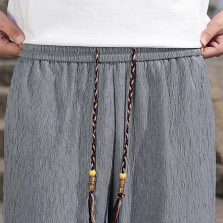Bermudas informales de verano para hombre con cordón ajustable y bolsillos, con estampado de Buddha Stones . - image 27