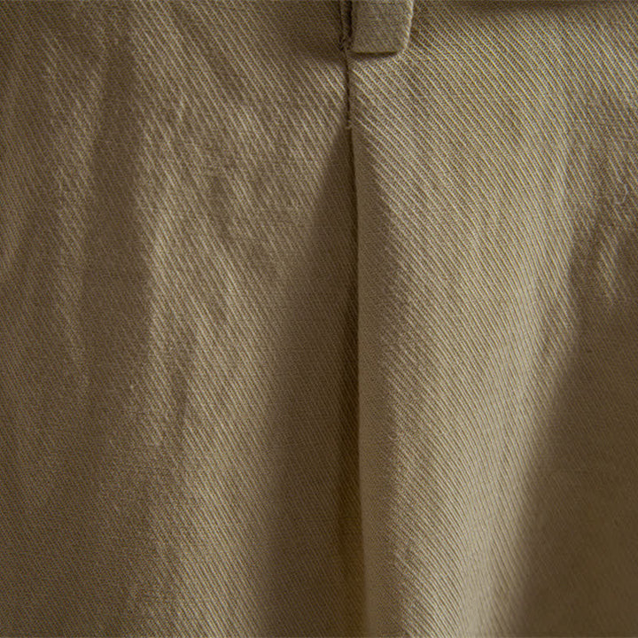 Buddha Stones Pantalones cortos bermudas clásicos de verano con cremallera y botones, color liso, para hombre, pierna recta y bolsillos. - image 6