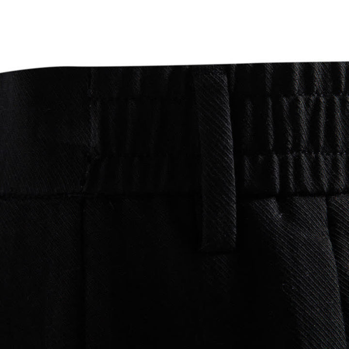 Buddha Stones Pantalones cortos bermudas clásicos de verano con cremallera y botones, color liso, para hombre, pierna recta y bolsillos. - image 18