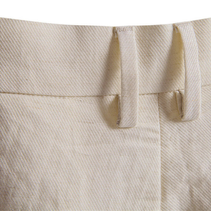 Buddha Stones Pantalones cortos bermudas clásicos de verano con cremallera y botones, color liso, para hombre, pierna recta y bolsillos. - image 37