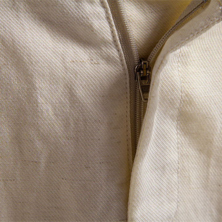 Buddha Stones Pantalones cortos bermudas clásicos de verano con cremallera y botones, color liso, para hombre, pierna recta y bolsillos. - image 36