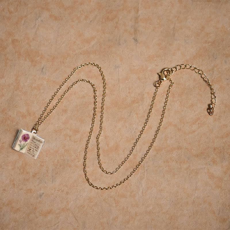 Buddha Stones Collar con colgante de cobre con diseño de flor de nacimiento y equilibrio - image 48