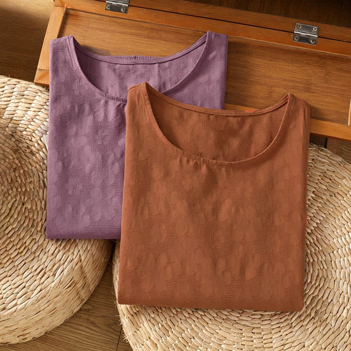 Buddha Stones Camiseta sin mangas de verano informal con abertura lateral y estampado floral para mujer. - image 15