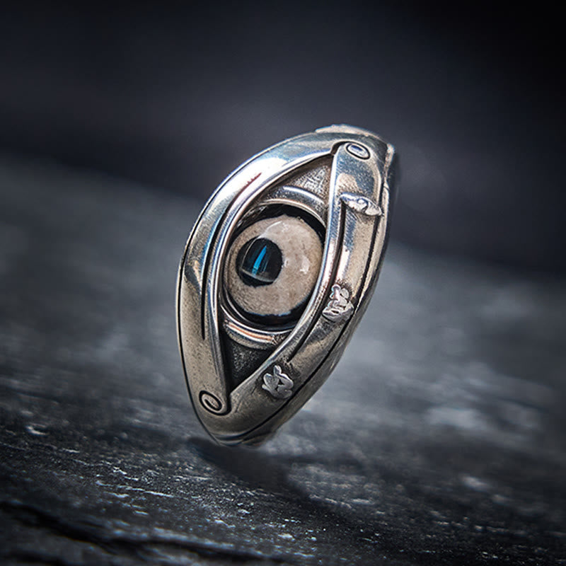 Buddha Stones Anillo ajustable de protección contra el mal de ojo con cuentas Dzi de cobre - Cuentas Dzi (Riqueza ♥ Suerte) - image 0