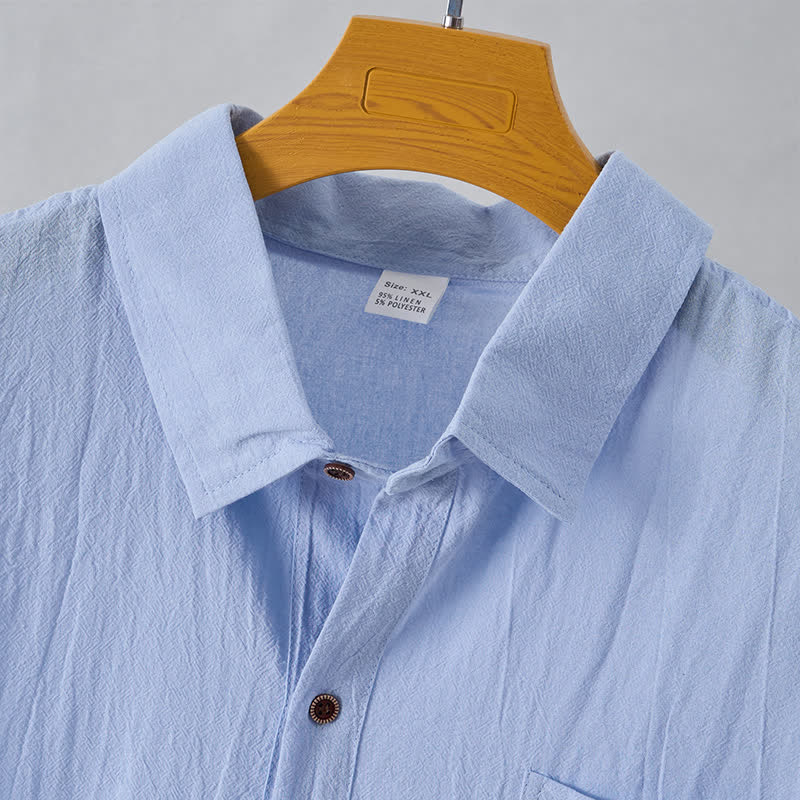 Buddha Stones Camisas sin mangas lisas de manga larga para hombre, estilo casual de verano y minimalistas. - image 21