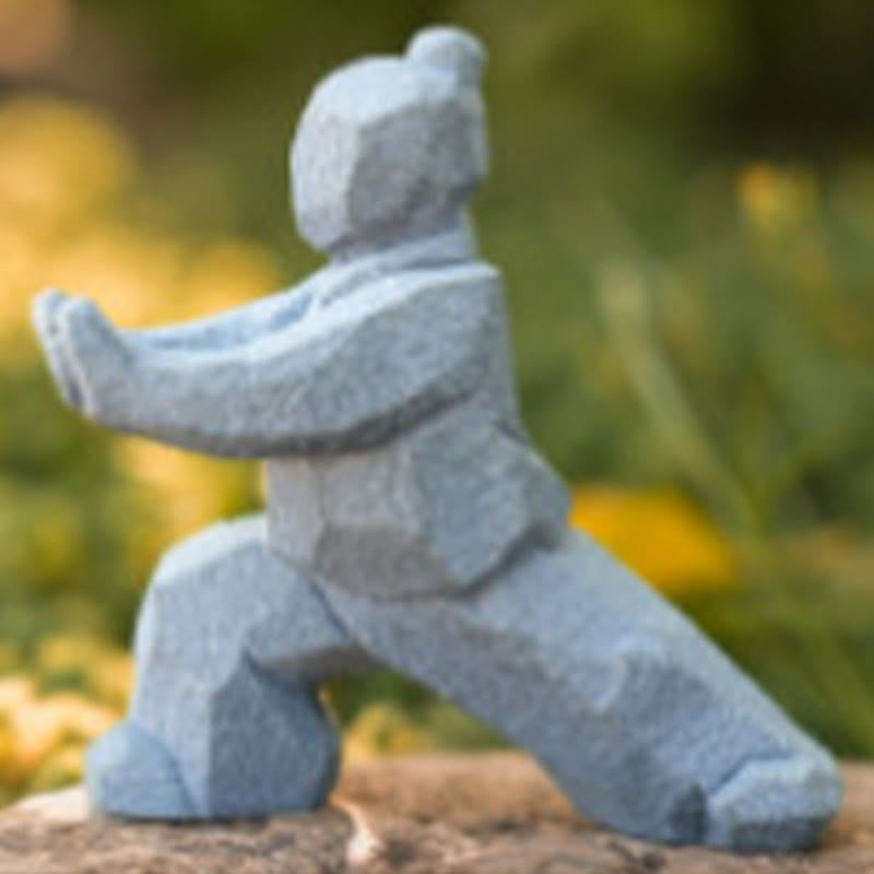 Buddha Stones Figura de Tai Chi de equilibrio Yin Yang de resina, decoración de vida consciente - image 18