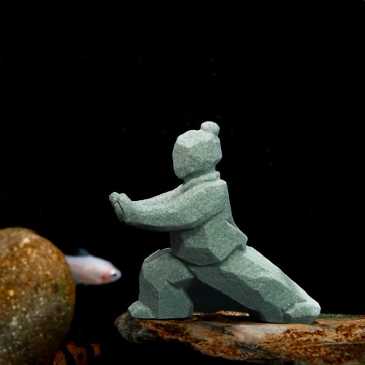 Buddha Stones Figura de Tai Chi de equilibrio Yin Yang de resina, decoración de vida consciente - image 17