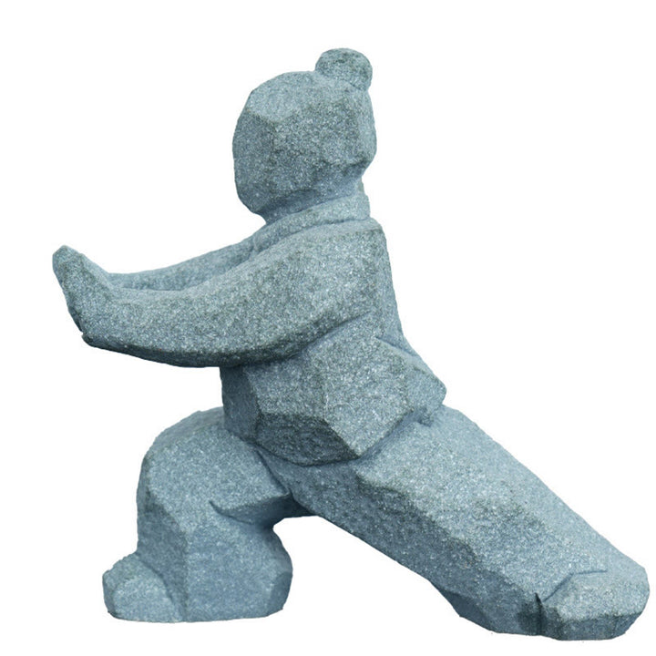 Buddha Stones Figura de Tai Chi de equilibrio Yin Yang de resina, decoración de vida consciente - image 19