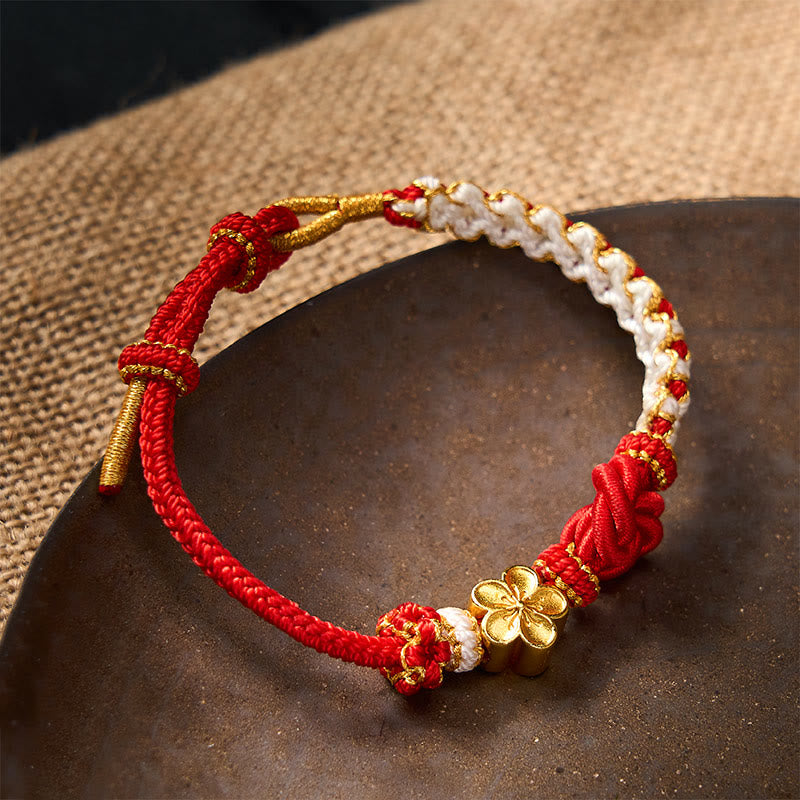 Buddha Stones Pulsera de confianza con cuerda trenzada de mandala - image 1