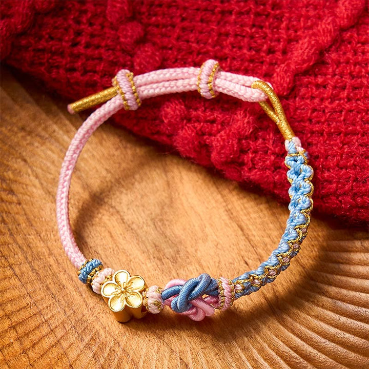 Buddha Stones Pulsera de confianza con cuerda trenzada de mandala - image 28