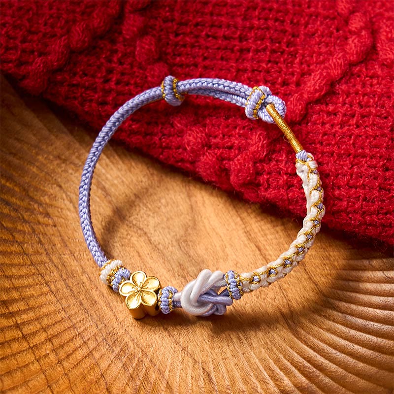 Buddha Stones Pulsera de confianza con cuerda trenzada de mandala - image 21