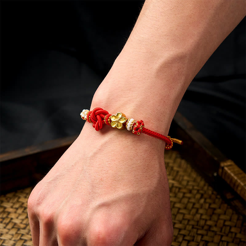 Buddha Stones Pulsera de confianza con cuerda trenzada de mandala - image 6
