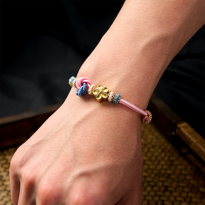 Buddha Stones Pulsera de confianza con cuerda trenzada de mandala - image 31