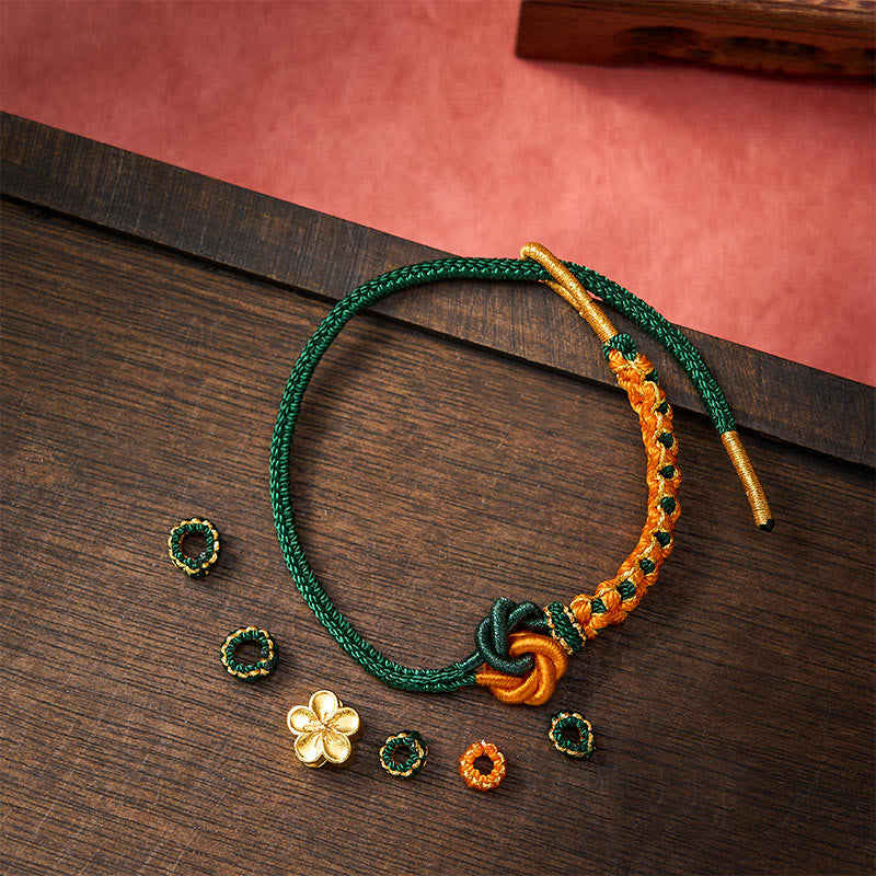 Buddha Stones Pulsera de confianza con cuerda trenzada de mandala - image 17