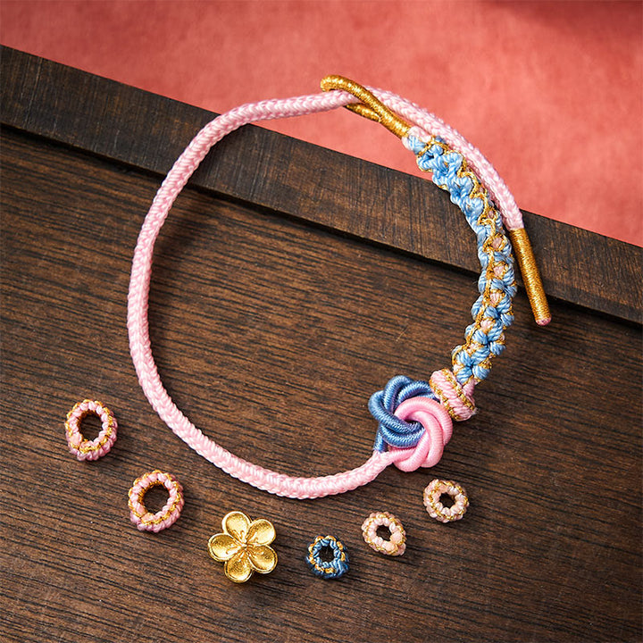 Buddha Stones Pulsera de confianza con cuerda trenzada de mandala - image 30