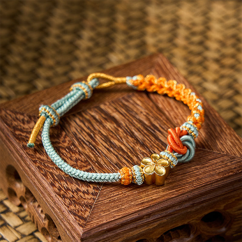 Buddha Stones Pulsera de confianza con cuerda trenzada de mandala - image 12