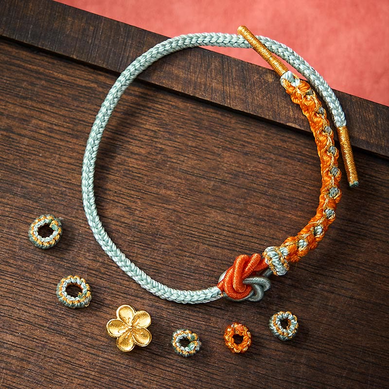 Buddha Stones Pulsera de confianza con cuerda trenzada de mandala - image 13