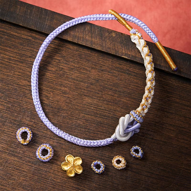 Buddha Stones Pulsera de confianza con cuerda trenzada de mandala - image 23