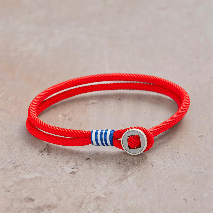 Buddha Stones Pulsera protectora de doble vuelta con botón de plata de ley 925 - Rojo - Circunferencia de la muñeca: 7,9–8,2 pulgadas (20–21 cm) - image 10