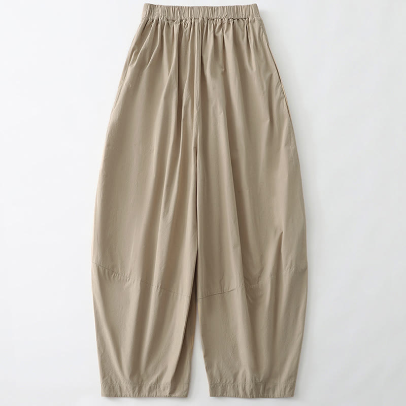 Buddha Stones Pantalones cortos minimalistas informales de verano para mujer, estilo harem, con bolsillos. - image 1