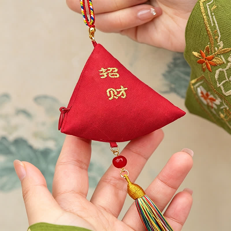 Buddha Stones Bordado Zongzi Triángulo Escorpión Lindo Animal Decoración - image 5