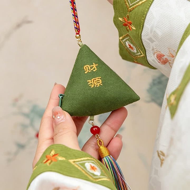 Buddha Stones Bordado Zongzi Triángulo Escorpión Lindo Animal Decoración - image 1