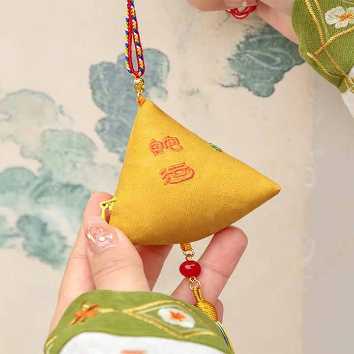 Buddha Stones Bordado Zongzi Triángulo Escorpión Lindo Animal Decoración - image 10