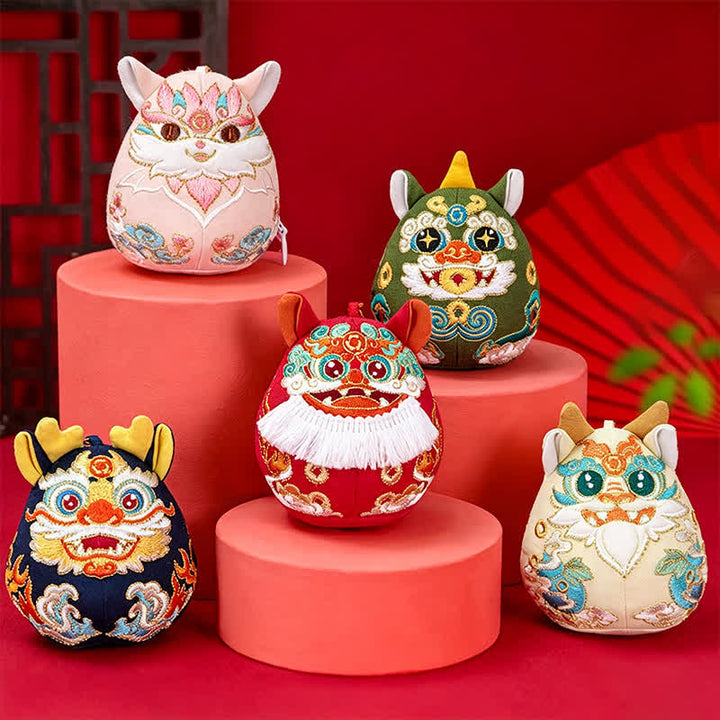 Buddha Stones Lucky Pi Xiu Qilin Dragón Zorro Riqueza Decoración de Animales Lindos - image 17
