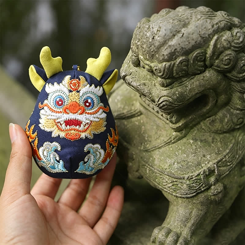 Buddha Stones Lucky Pi Xiu Qilin Dragón Zorro Riqueza Decoración de Animales Lindos - image 2