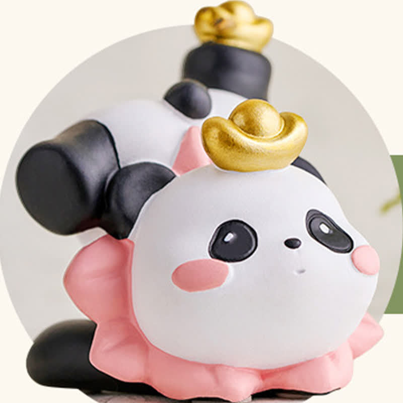 Buddha Stones Soporte para teléfono de resina con diseño de panda loto y animales adorables. - image 18