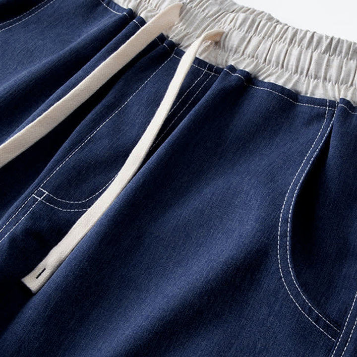 Buddha Stones Pantalones cortos deportivos casuales de verano para hombre con cordón ajustable y bolsillo. - image 4