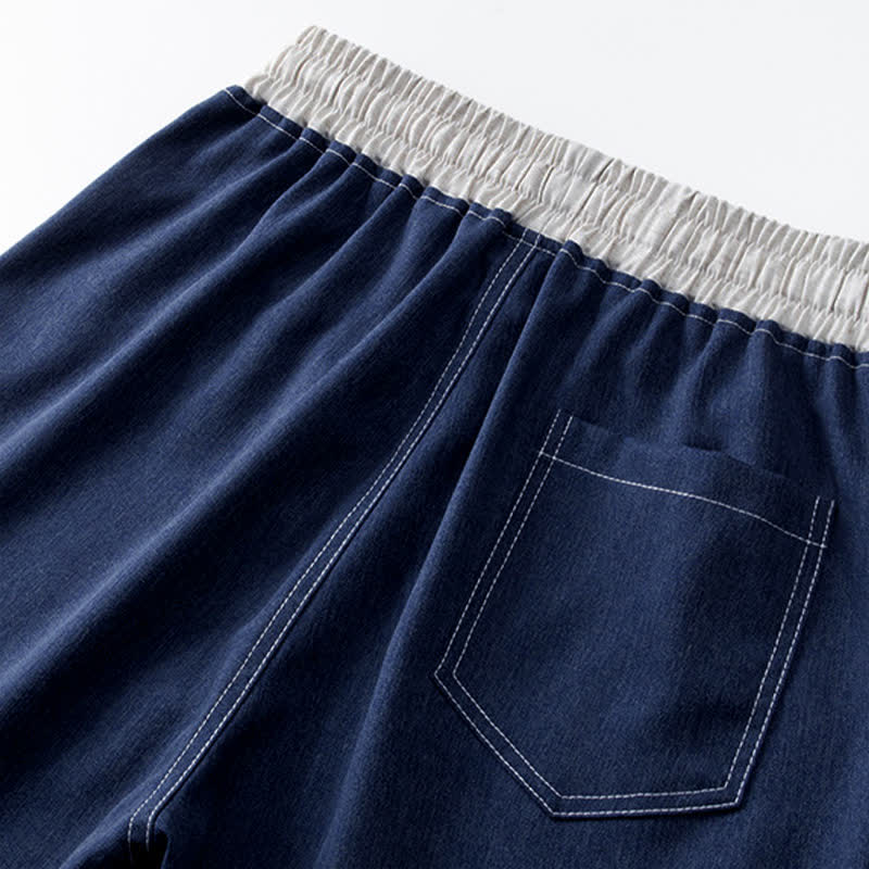 Buddha Stones Pantalones cortos deportivos casuales de verano para hombre con cordón ajustable y bolsillo. - image 6