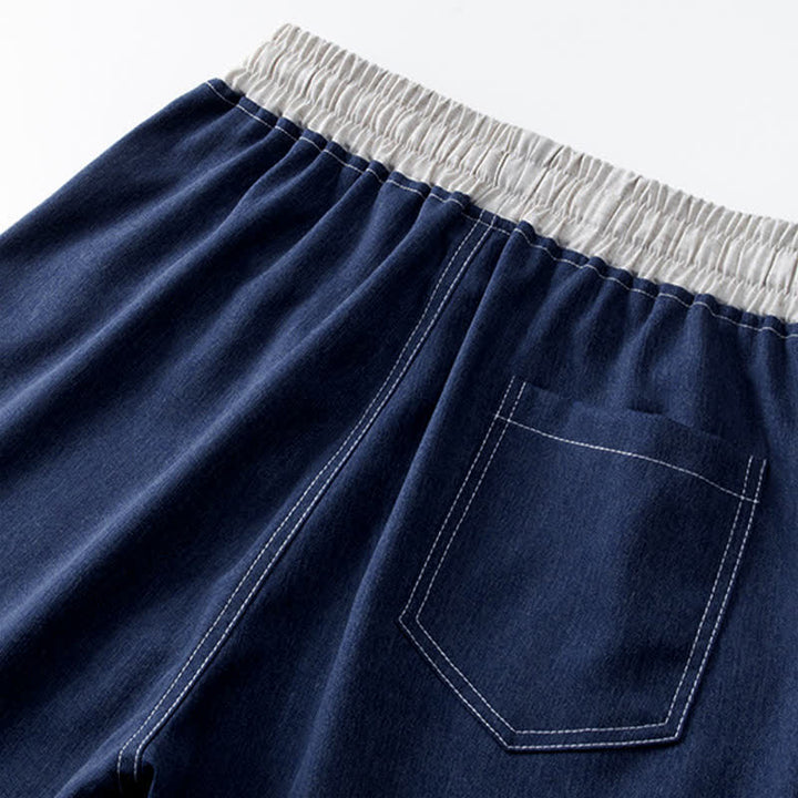 Buddha Stones Pantalones cortos deportivos casuales de verano para hombre con cordón ajustable y bolsillo. - image 6