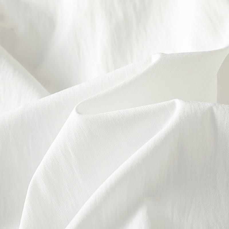 Buddha Stones Camiseta sin mangas minimalista de verano con diseño irregular en la espalda para mujer. - image 16