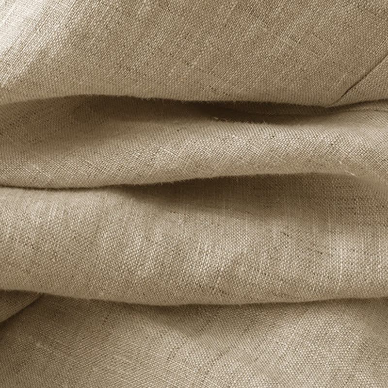 Buddha Stones Pantalones tobilleros lisos de verano con bordado calado en el bajo y bolsillos para mujer. - image 17