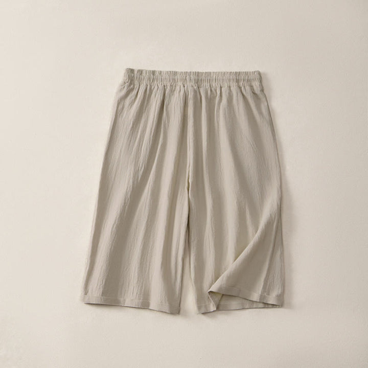 Pantalones cortos tipo bermudas informales de verano con cordón ajustable y estampado de Buddha Stones, para mujer, de pierna recta y con bolsillos. - image 1