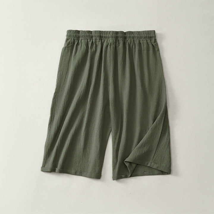 Pantalones cortos tipo bermudas informales de verano con cordón ajustable y estampado de Buddha Stones, para mujer, de pierna recta y con bolsillos. - image 8